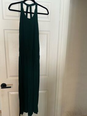 Sweaty Betty Dark Green Halter Jumpsuit